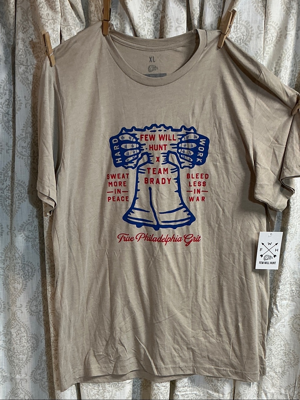 Men's Tan Graphic Tee - True Philadelphia Grit
